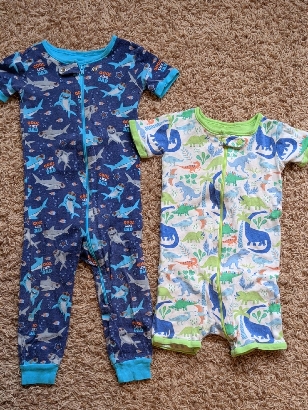 2 Piece Pj Place Pjs- Dino & Sharks
